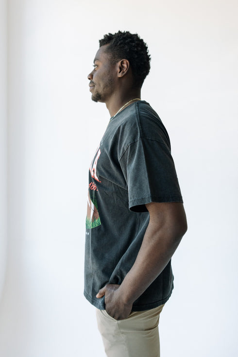 Nebraska Malone Multimedia Oversized Band Tee